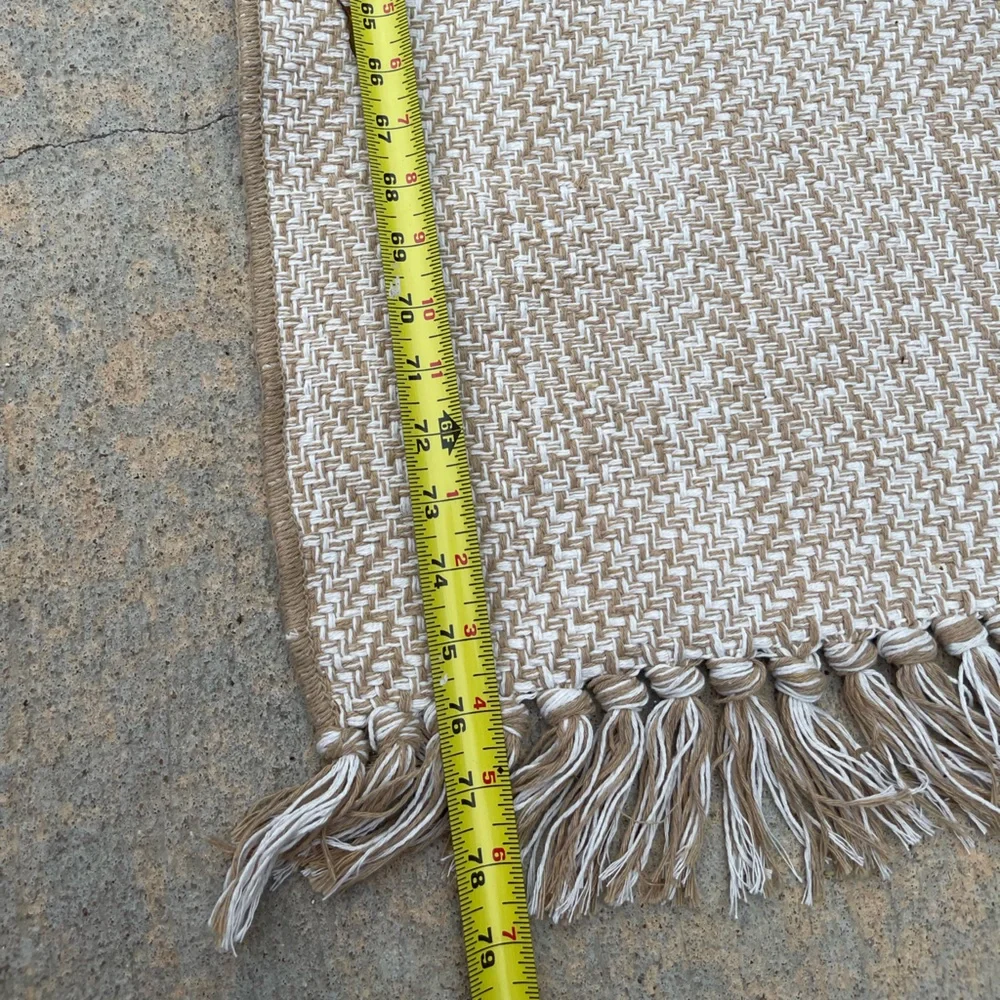 78L x 22 W inches thick woven floor mats or table runners
